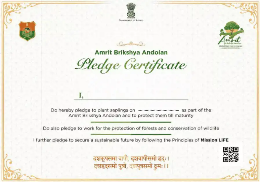 Amrit Brikshya Andolan Certificate 2024