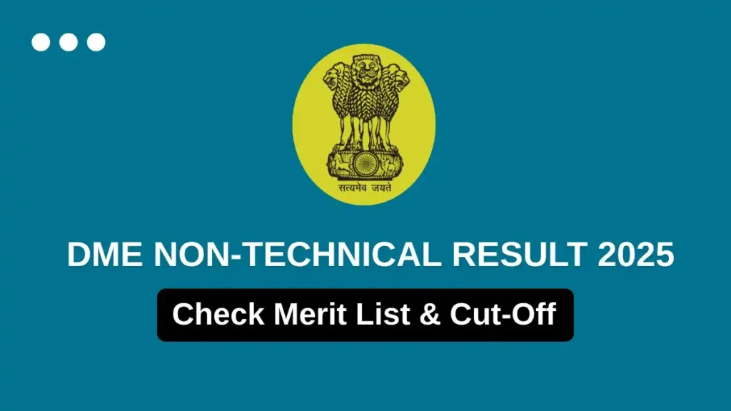 DME Non Technical Result 2025