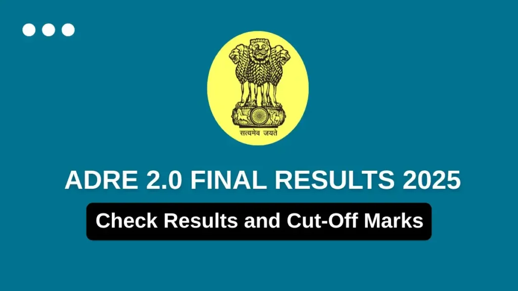 ADRE 2.0 Final Results 2025