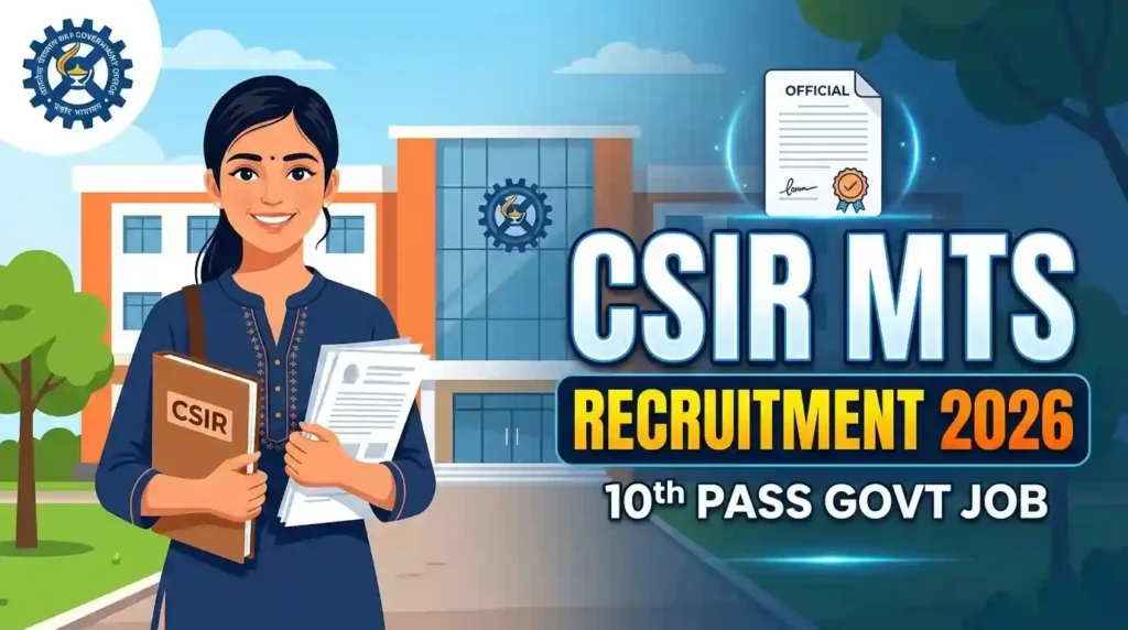 CSIR IICB MTS Recruitment