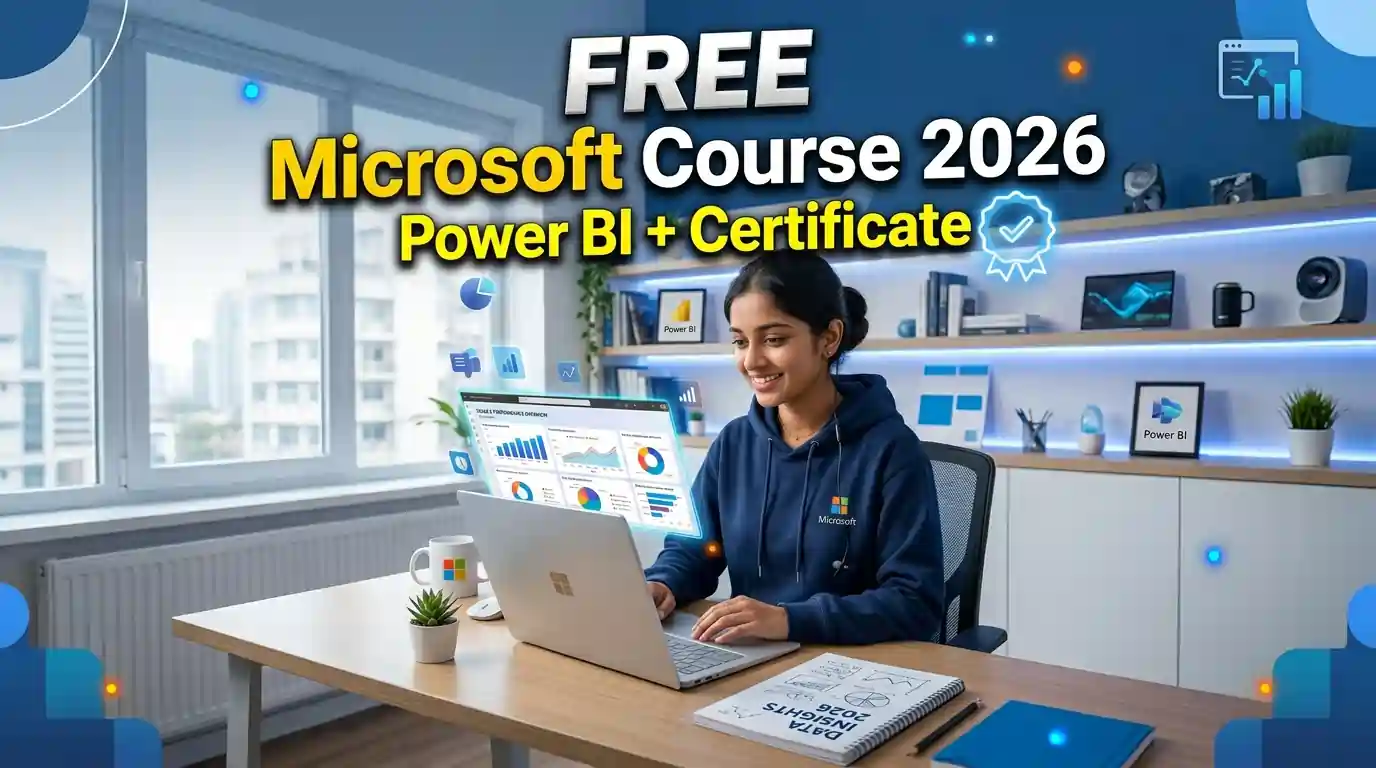 Microsoft Data Visualization FREE Course 2026 Learn Power BI & Get