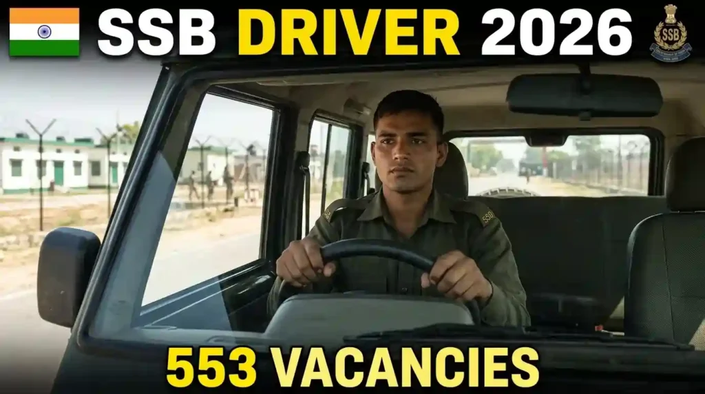 SSB Constable Driver Recruitment